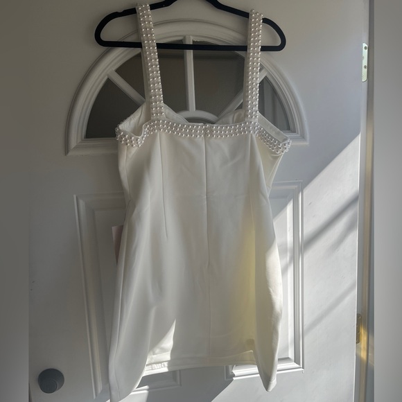 Odd Muse White Pearl Mini Dress-Size XXL - Picture 3 of 4